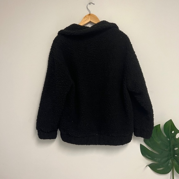 Cotton on black Sherpa jacket - Picture 4 of 4